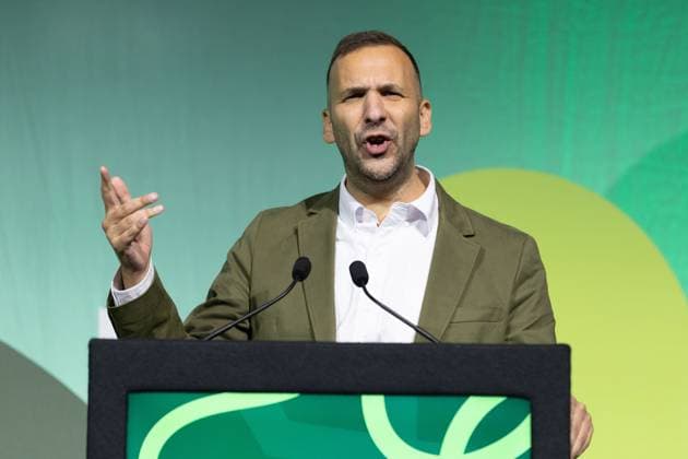 Green Party Conference, Day 1, Brighton, UK - 02 Oct 2026 Zack Polanski, Green Party leader of England and Wales, speaks on day one of the Green Party Conference in Brighton The Green Party hold their annual Party Conference in Brighton Brighton United Kingdom Copyright: xPhilxLewisx xSOPAxImagesx Phil-Lewis-1455831