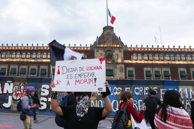 October 2, 2026, Mexico City, Mexico: Students, social organizations and survivors took part in a march from Tlatelolco square to the Zocalo in Mexico City, marking the 58th anniversary of the October 2, 1968 student massacre. Demonstrators demanded justice, truth and guarantees of non-repetition. Mexico City Mexico - ZUMAl178 20261002_znp_l178_028 Copyright: xCristianxLeyvax