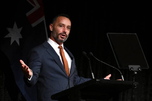 ONE NATION CAMPAIGN LAUNCH, One Nation Victoria leader Warren Pickering speaks during the launch of the One Nation 2026 Victorian State Campaign at in Melbourne, Saturday, October 3, 2026. ( NO ARCHIVING MELBOURNE VICTORIA Australia  Copyright: xJOELxCARRETTx 20261003126480765932