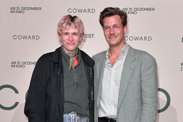 Alexandra Bondi de Antoni und Ulf Pape bei der Premiere des Kinofilms Coward im silent green Kulturquartier. Berlin, 02.10.2026