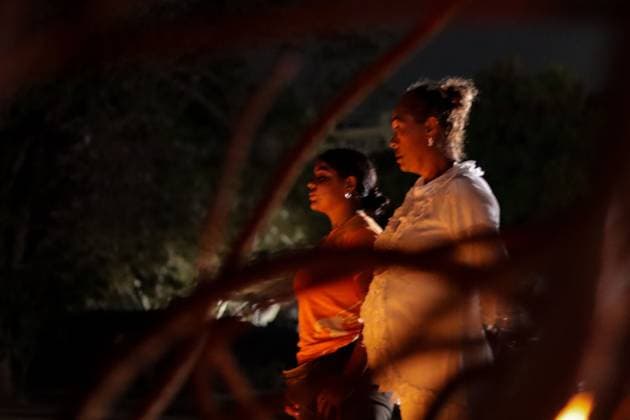 October 2, 2026, La Guaira, Venezuela (Bolivarian Republic of: LA GUAIRA, VENEZUELA, OCTOBER 2, 2026: Families of victims, survivors and rescue workers gather during the Haz de Luz vigil in La Guaira to commemorate 100 days since the devastating earthquakes of June 24. Participants lit candles and joined prayers in memory of those killed and missing, while beams of light were projected into the sky near areas heavily damaged by the disaster. The commemorative event brought together residents, volunteers and emergency workers as recovery and search efforts continue in parts of La Guaira. La Guaira Venezuela (Bolivarian Republic of - ZUMAq101 20261002_zna_q101_300 Copyright: xMarioxFloresx