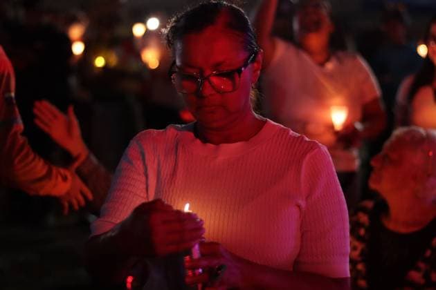 October 2, 2026, La Guaira, Venezuela (Bolivarian Republic of: LA GUAIRA, VENEZUELA, OCTOBER 2, 2026: Families of victims, survivors and rescue workers gather during the Haz de Luz vigil in La Guaira to commemorate 100 days since the devastating earthquakes of June 24. Participants lit candles and joined prayers in memory of those killed and missing, while beams of light were projected into the sky near areas heavily damaged by the disaster. The commemorative event brought together residents, volunteers and emergency workers as recovery and search efforts continue in parts of La Guaira. La Guaira Venezuela (Bolivarian Republic of - ZUMAq101 20261002_zna_q101_319 Copyright: xMarioxFloresx