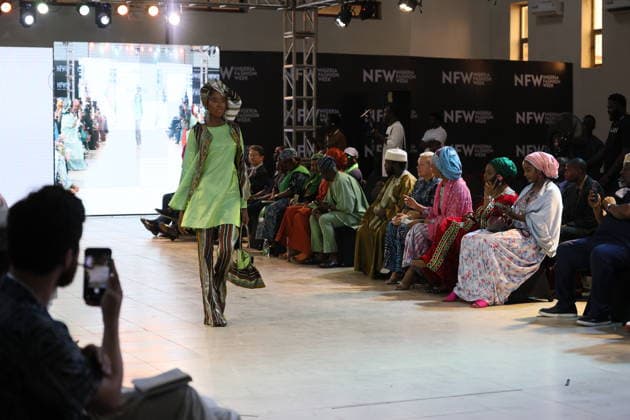 Nigeria Fashion Week in Abuja ABUJA, NIGERIA - OCTOBER 2: Models showcase contemporary creations on the runway during Nigeria Fashion Week 2026 at the conference hall in Abuja, Nigeria, on October 02, 2026. Emmanuel Osodi Anadolu Abuja Nigeria. Editorial use only. Please get in touch for any other usage.  Copyright: x2026xAnadoluxEmmanuelxOsodix