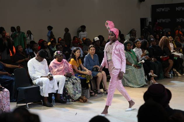 Nigeria Fashion Week in Abuja ABUJA, NIGERIA - OCTOBER 2: Models showcase contemporary creations on the runway during Nigeria Fashion Week 2026 at the conference hall in Abuja, Nigeria, on October 02, 2026. Emmanuel Osodi Anadolu Abuja Nigeria. Editorial use only. Please get in touch for any other usage.  Copyright: x2026xAnadoluxEmmanuelxOsodix