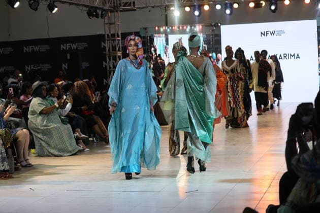 Nigeria Fashion Week in Abuja ABUJA, NIGERIA - OCTOBER 2: Models showcase contemporary creations on the runway during Nigeria Fashion Week 2026 at the conference hall in Abuja, Nigeria, on October 02, 2026. Emmanuel Osodi Anadolu Abuja Nigeria. Editorial use only. Please get in touch for any other usage.  Copyright: x2026xAnadoluxEmmanuelxOsodix
