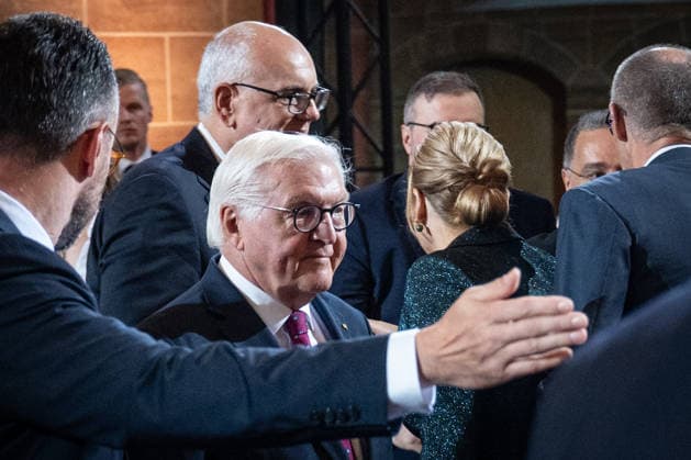 Ökumenischer Gottesdienst im Dom St. Petri Frank-Walter Steinmeier, Bundespräsident;Offizielle zentrale Feierlichkeiten zum Tag der Deutschen Einheit 2026 in Bremen, Bremen Bremen Deutschland Innenstadt