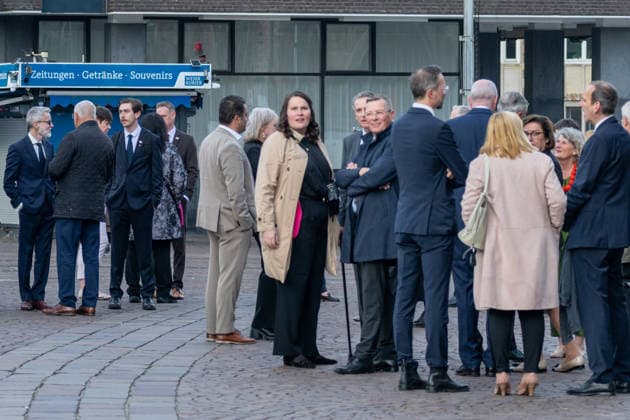 Feiern Tag der Dt. Einheit in Bremen - Feierlichkeiten zum Tag der Deutschen Einheit 2026, Bremen, 03.10.2026 Bremen Bremen, Deutschland, 03.10.26: Feiern Tag der Dt. Einheit in Bremen im Marktplatz, Rathaus am 03.10.2026 in Bremen, Deutschland. (Foto von Axel Kaste) Gäste Bremen Marktplatz, Rathaus Freie Hansestadt Bremen Deutschland