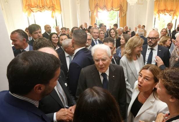 Sergio Mattarella in Monaco PHOTOPQR NICE MATIN Cyril Dodergny Monaco October 3, 2026 Monaco, October 3, 2026, Hotel Hermitage Italian President,Sergio Mattarella, and his daughter Laura, met with Italians residing in Monaco Monaco, October 3, 2026 – Hotel Hermitage – Italian President Sergio Mattarella and his daughter Laura met with Italians residing in Monaco Monaco, France Copyright: xPHOTOPQR NICExMATIN MAXPPPxCyrilxDodergnyx 20261003NIM4056 20261003NIM4056