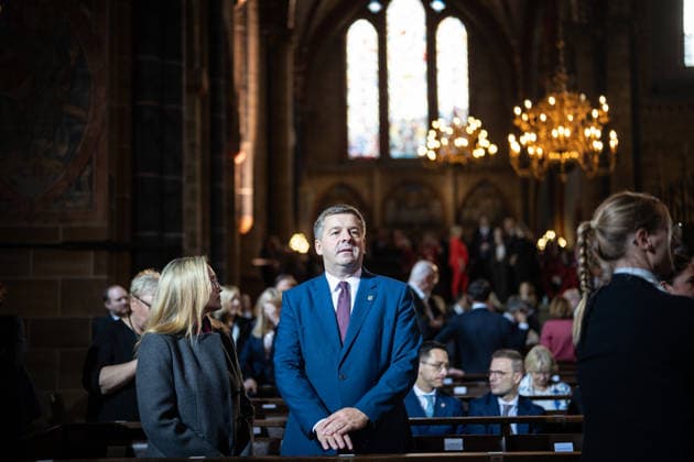 Ökumenischer Gottesdienst im Dom St. Petri Sven Schulze, amtierender Ministerpräsident Sachsen-Anhalt mit seiner Ehefrau Kati;Offizielle zentrale Feierlichkeiten zum Tag der Deutschen Einheit 2026 in Bremen, Bremen Bremen Deutschland Innenstadt