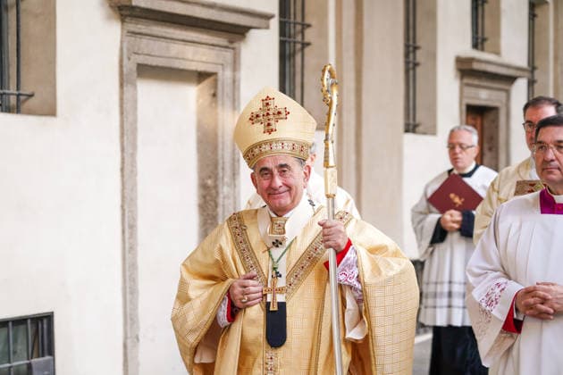 IPA89253251 - MILAN, October 3, 2026 - Ordination ceremony for temporary deacons held in Milan Cathedral by Archbishop Mario Delpini.  Copyright: xEmanuelexRobertoxDexCarlix xx IPA89253251
