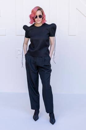 Emily Hampshire at the photocall for the Céline Spring Summer 2027 Women’s Ready-to-Wear Collection during Paris Fashion Week (PFW) at the National Archives Museum in Paris, France, on October 3, 2026. Olivier Borde, Bestimage. Photocall at the Céline fashion show as part of Paris RTW Spring Summer 2027 Fashion Week, held at the Musée National des Archives on October 3, 2026, in Paris, France. Paris, France  Copyright: xOLIVIERxBORDEx xBESTIMAGExOLIVIERxBORDEx xBESTIMAGEx
