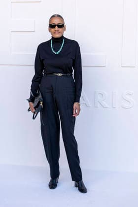 Fronza Woods at the photocall for the Céline Women’s Ready-to-Wear Spring Summer 2027 collection during Paris Fashion Week (PFW) at the National Archives Museum in Paris, France, on October 3, 2026. Olivier Borde, Bestimage. Photocall at the Céline fashion show as part of Paris RTW Spring Summer 2027 Fashion Week, held at the Musée National des Archives on October 3, 2026, in Paris, France. Paris, France  Copyright: xOLIVIERxBORDEx xBESTIMAGExOLIVIERxBORDEx xBESTIMAGEx