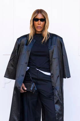 Honey Dijon at the photocall for the Céline Spring Summer 2027 Women’s Ready-to-Wear Collection fashion show during Paris Fashion Week (PFW) at the National Archives Museum in Paris, France, on October 3, 2026. Olivier Borde, Bestimage. Photocall at the Céline fashion show as part of Paris RTW Spring Summer 2027 Fashion Week, held at the Musée National des Archives on October 3, 2026, in Paris, France. Paris, France  Copyright: xOLIVIERxBORDEx xBESTIMAGExOLIVIERxBORDEx xBESTIMAGEx