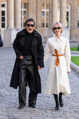 Tony Leung Ka-fai and Liu Shishi at the photocall for the Céline Spring Summer 2027 Women’s Ready-to-Wear collection during Paris Fashion Week (PFW) at the National Archives Museum in Paris, France, on October 3, 2026. Olivier Borde, Bestimage. Photocall at the Céline fashion show as part of Paris RTW Spring Summer 2027 Fashion Week, held at the Musée National des Archives on October 3, 2026, in Paris, France. Paris, France  Copyright: xOLIVIERxBORDEx xBESTIMAGExOLIVIERxBORDEx xBESTIMAGEx