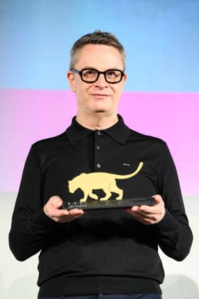 October 3, 2026, Lucca, Lucca, Italy: Director Nicolas Winding Refn receives the Golden Panther Award at the Lucca Film Festival before the premiere of his film Her Private Hell , Lucca, 03 10 2026 Lucca Italy  - ZUMAa289 20261003_zia_a289_293 Copyright: xStefanoxDallexLuchex xAgfx