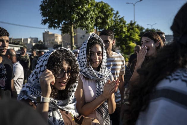 Palestinian citizens of Israel mark 26th anniversary of Al-Aqsa Intifada with march in Arraba ARRABA, ISRAEL - OCTOBER 3: Palestinian citizens of Israel gather during a commemorative march marking the 26th anniversary of the Al-Aqsa Intifada in Arraba, northern Israel on October 3, 2026. Organized following a call by the High Follow-Up Committee for Arab Citizens of Israel, the march proceeded from the Old Mosque on Zahir al-Omar Street to the square near the Martyrs Monument, closely monitored by a heavy Israeli police presence including mounted units. Mostafa Alkharouf Anadolu Arraba Israel. Editorial use only. Please get in touch for any other usage.  Copyright: x2026xAnadoluxMostafaxAlkharoufx
