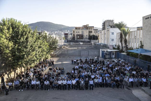 Palestinian citizens of Israel mark 26th anniversary of Al-Aqsa Intifada with march in Arraba ARRABA, ISRAEL - OCTOBER 3: Palestinian citizens of Israel gather during a commemorative march marking the 26th anniversary of the Al-Aqsa Intifada in Arraba, northern Israel on October 3, 2026. Organized following a call by the High Follow-Up Committee for Arab Citizens of Israel, the march proceeded from the Old Mosque on Zahir al-Omar Street to the square near the Martyrs Monument, closely monitored by a heavy Israeli police presence including mounted units. Mostafa Alkharouf Anadolu Arraba Israel. Editorial use only. Please get in touch for any other usage.  Copyright: x2026xAnadoluxMostafaxAlkharoufx