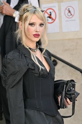 PFW Vivienne Westwood Outside Arrivals Danielle Marcan arriving at the Vivienne Westwood show during Paris Fashion Week, in Paris, France on 3 October 2026. Photo by Julien Reynaud APS-Medias ABACAPRESS.COM Paris France  Copyright: xReynaudxJulien APS-Medias ABACAx