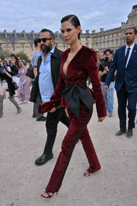 PFW Elie Saab Outside Arrivals Bianca Balti arriving at the Elie Saab show during Paris Fashion Week, in Paris, France on 3 October 2026. Photo by Julien Reynaud APS-Medias ABACAPRESS.COM Paris France  Copyright: xReynaudxJulien APS-Medias ABACAx