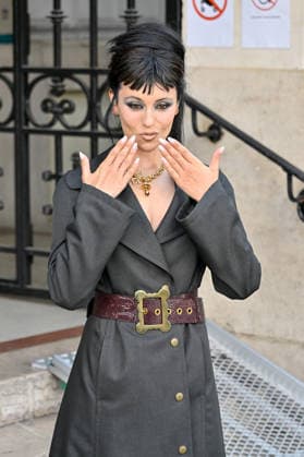 PFW Vivienne Westwood Outside Arrivals Marta Pozzan arriving at the Vivienne Westwood show during Paris Fashion Week, in Paris, France on 3 October 2026. Photo by Julien Reynaud APS-Medias ABACAPRESS.COM Paris France  Copyright: xReynaudxJulien APS-Medias ABACAx