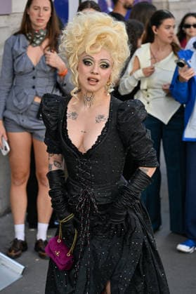 PFW Vivienne Westwood Outside Arrivals Mon Laferte arriving at the Vivienne Westwood show during Paris Fashion Week, in Paris, France on 3 October 2026. Photo by Julien Reynaud APS-Medias ABACAPRESS.COM Paris France  Copyright: xReynaudxJulien APS-Medias ABACAx