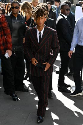 PFW Vivienne Westwood Outside Arrivals Jaden Smith arriving at the Vivienne Westwood show during Paris Fashion Week, in Paris, France on 3 October 2026. Photo by Julien Reynaud APS-Medias ABACAPRESS.COM Paris France  Copyright: xReynaudxJulien APS-Medias ABACAx