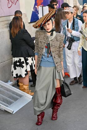 PFW Vivienne Westwood Outside Arrivals Yuka Kimura arriving at the Vivienne Westwood show during Paris Fashion Week, in Paris, France on 3 October 2026. Photo by Julien Reynaud APS-Medias ABACAPRESS.COM Paris France  Copyright: xReynaudxJulien APS-Medias ABACAx