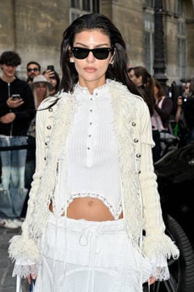 PFW Ann Demeulemeester Outside Arrivals Guest arriving at the Ann Demeulemeester show during Paris Fashion Week, in Paris, France on 3 October 2026. Photo by Julien Reynaud APS-Medias ABACAPRESS.COM Paris France  Copyright: xReynaudxJulien APS-Medias ABACAx