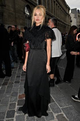 PFW Ann Demeulemeester Outside Arrivals Guest arriving at the Ann Demeulemeester show during Paris Fashion Week, in Paris, France on 3 October 2026. Photo by Julien Reynaud APS-Medias ABACAPRESS.COM Paris France  Copyright: xReynaudxJulien APS-Medias ABACAx