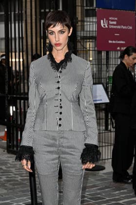 PFW Ann Demeulemeester Outside Arrivals Guest arriving at the Ann Demeulemeester show during Paris Fashion Week, in Paris, France on 3 October 2026. Photo by Julien Reynaud APS-Medias ABACAPRESS.COM Paris France  Copyright: xReynaudxJulien APS-Medias ABACAx