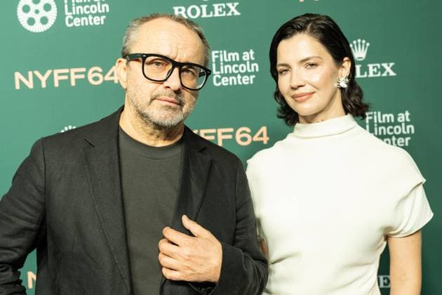 October 3, 2026, Bronx, New York, USA: Andrey Zvyagintsev and Iris Lebedeva attend screening of Minotaur during New York Film Festival at Alice Tully Hall at Lincoln Center in New York, NY on October 3, 2026. Bronx USA  - ZUMAr339 20261003_znp_r339_029 Copyright: xLevxRadinx