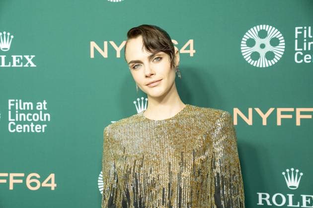 October 3, 2026, Bronx, New York, USA: Cara Delevingne wearing dress by Thom Browne attends screening of Club Kid during annual New York Film Festival at Alice Tully Hall at Lincoln Center in New York, NY on October 3, 2026. Bronx USA - ZUMAr339 20261003_znp_r339_156 Copyright: xLevxRadinx