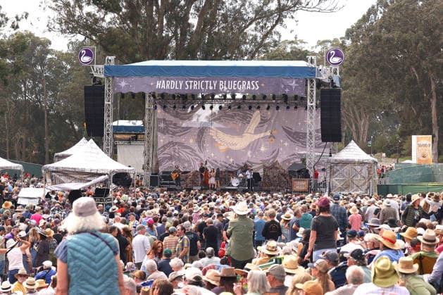 Hardly Strictly Bluegrass 2026 A general view of the atmosphere during the 2026 Hardly Strictly Bluegrass Music Festival at Golden Gate Park on October 2, 2026 in San Francisco, California. San Francisco Golden Gate Park California United States Copyright: ximageSPACEx