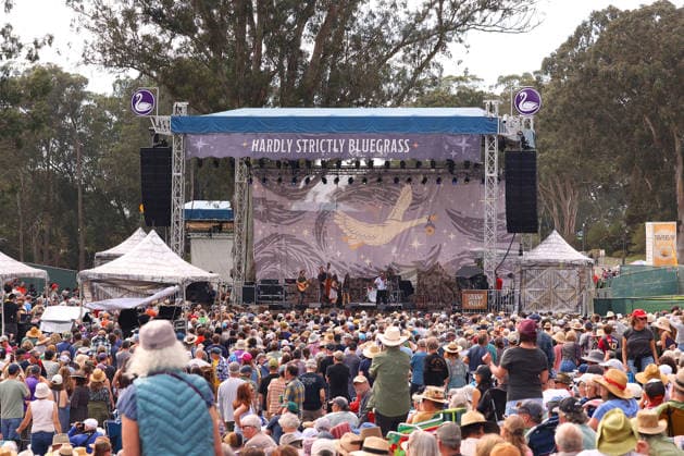 Hardly Strictly Bluegrass 2026 A general view of the atmosphere during the 2026 Hardly Strictly Bluegrass Music Festival at Golden Gate Park on October 2, 2026 in San Francisco, California. San Francisco Golden Gate Park California United States Copyright: ximageSPACEx