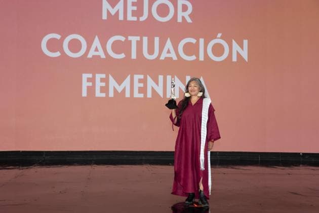 October 4, 2026: TO-45341 & x2013; Mexico City. October 3, 2026. Angeles Cruz wins an Ariel Award at the 68th Ariel Awards ceremony presented by the Mexican Academy of Cinematographic Arts and Sciences (AMACC), held at Churubusco Studios in Mexico City. Clasos.com.mx - ZUMAcs4_ 20261004_faa_cs4_002 Copyright: xMikaxRoblesx