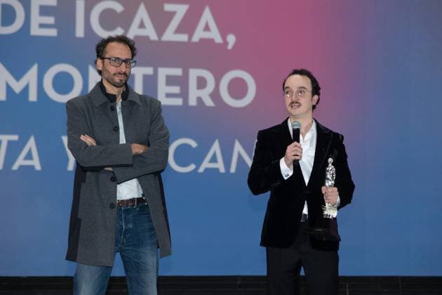October 4, 2026: TO-45341 & x2013; Mexico City. October 3, 2026. Alex de Icaza and David Montero wins an Ariel Award at the 68th Ariel Awards ceremony presented by the Mexican Academy of Cinematographic Arts and Sciences (AMACC), held at Churubusco Studios in Mexico City. Clasos.com.mx - ZUMAcs4_ 20261004_faa_cs4_011 Copyright: xMikaxRoblesx