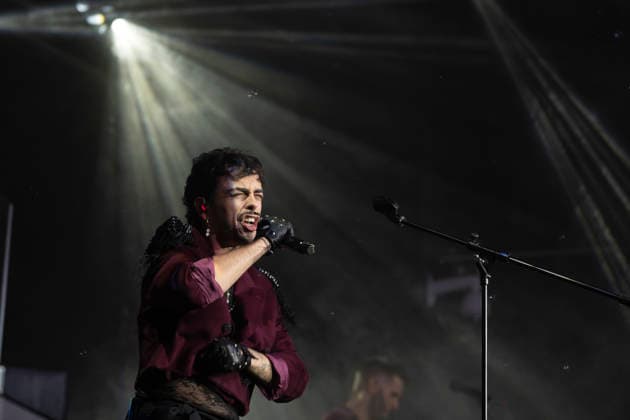 October 3, 2026, Madrid, Spain: Artist Ivan Herzog, performs live on stage during a performance at the Movistar Arena. Madrid Spain  - ZUMAs197 20261003_aaa_s197_208 Copyright: xAtilanoxGarciax