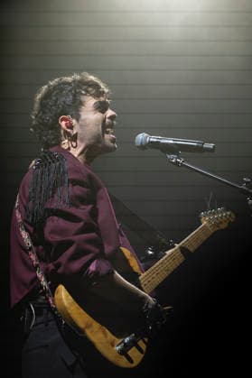 October 3, 2026, Madrid, Spain: Artist Ivan Herzog, performs live on stage during a performance at the Movistar Arena. Madrid Spain  - ZUMAs197 20261003_aaa_s197_220 Copyright: xAtilanoxGarciax