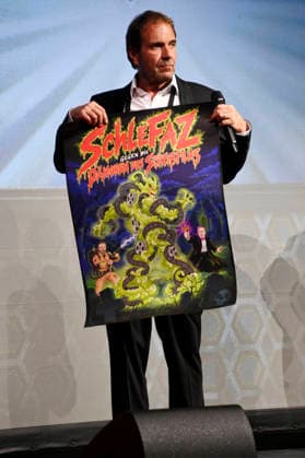 Peter Rütten bei der Weltpremiere der ersten Folge der neuen SchleFaZ-Staffel auf Großbildleinwand Geisterjäger John Sinclair - Die Dämonenhochzeit im Ernst-Reuter-Saal. Berlin, 03.10.2026