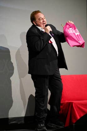 Oliver Kalkofe bei der Weltpremiere der ersten Folge der neuen SchleFaZ-Staffel auf Großbildleinwand Geisterjäger John Sinclair - Die Dämonenhochzeit im Ernst-Reuter-Saal. Berlin, 03.10.2026