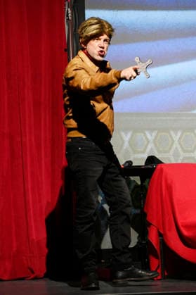 Dietmar Wunder bei der Weltpremiere der ersten Folge der neuen SchleFaZ-Staffel auf Großbildleinwand Geisterjäger John Sinclair - Die Dämonenhochzeit im Ernst-Reuter-Saal. Berlin, 03.10.2026