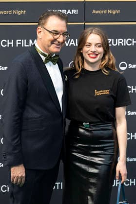 Christian Jungen und Luna Wedler bei der Premiere des Kinofilms De Rägebogefisch auf dem 22. Zurich Film Festival im Corso. Zürich, 03.10.2026