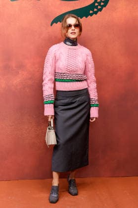 Ahsen Eroglu at the photocall for the Lacoste Women’s Ready-to-Wear Spring Summer 2027 show during Paris Fashion Week (PFW) at Roland Garros in Paris, France, on October 4, 2026. Olivier Borde, bestimage. Photocall at the Lacoste Women’s Ready-to-Wear Spring Summer 2027 show as part of Paris Fashion Week on October 4, 2026, in Paris, France. Paris, France  Copyright: xOLIVIERxBORDEx xBESTIMAGExOLIVIERxBORDEx xBESTIMAGEx