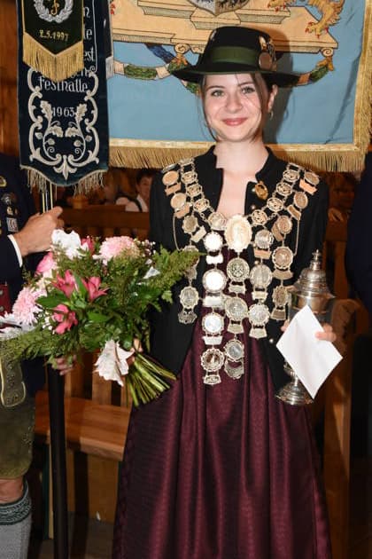 Franziska Gromann Landes Jugend Schützenkönigin 2026 München 04.10.2026 Theresienwiesn Oktoberfest- Schützen Festzelt Landesschießens Siegerehrung des diesjährigen Schützenkönige Foto München
