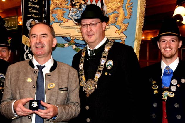 Hubert Aiwanger STV Ministerpräsident Christian Kühn Landesschützenmeister München 04.10.2026 Theresienwiesn Oktoberfest- Schützen Festzelt Landesschießens Siegerehrung des diesjährigen Schützenkönige Foto München