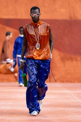PFW Lacoste - Runway LZ A model walks the runway during the Lacoste Womenswear Spring Summer 2027 show as part of Paris Fashion Week on October 4, 2026 at Roland Garros in Paris, France. Photo by Laurent Zabulon ABACAPRESS.COM  Copyright: xZabulonxLaurent ABACAx