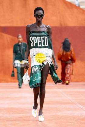 PFW Lacoste - Runway LZ A model walks the runway during the Lacoste Womenswear Spring Summer 2027 show as part of Paris Fashion Week on October 4, 2026 at Roland Garros in Paris, France. Photo by Laurent Zabulon ABACAPRESS.COM  Copyright: xZabulonxLaurent ABACAx