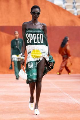 PFW Lacoste - Runway LZ A model walks the runway during the Lacoste Womenswear Spring Summer 2027 show as part of Paris Fashion Week on October 4, 2026 at Roland Garros in Paris, France. Photo by Laurent Zabulon ABACAPRESS.COM  Copyright: xZabulonxLaurent ABACAx