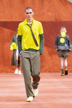 PFW Lacoste - Runway LZ A model walks the runway during the Lacoste Womenswear Spring Summer 2027 show as part of Paris Fashion Week on October 4, 2026 at Roland Garros in Paris, France. Photo by Laurent Zabulon ABACAPRESS.COM  Copyright: xZabulonxLaurent ABACAx