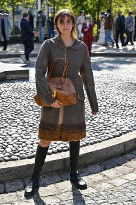 PFW Miu Miu Outside Arrivals Vittoria de Savoie arriving at the Miu Miu show during Paris Fashion Week, in Paris, France on 4 October 2026. Photo by Julien Reynaud APS-Medias ABACAPRESS.COM Paris France  Copyright: xReynaudxJulien APS-Medias ABACAx
